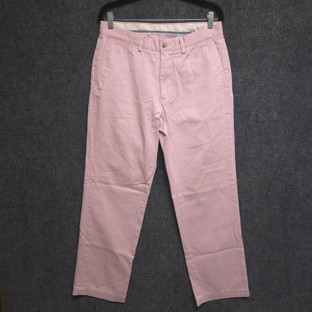 Polo Ralph Lauren Pants Mens 32x29 Pink Classic Fit Chino Cotton Twill Preppy